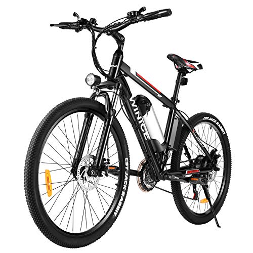 Vivi Bicicletta Elettrica Mountain Bike Elettrica per Adulti, 26 Pollici Bici Elettriche 250W Ebike con Batteria agli Ioni di Litio Rimovibile 8Ah, Professionali a 21 velocità