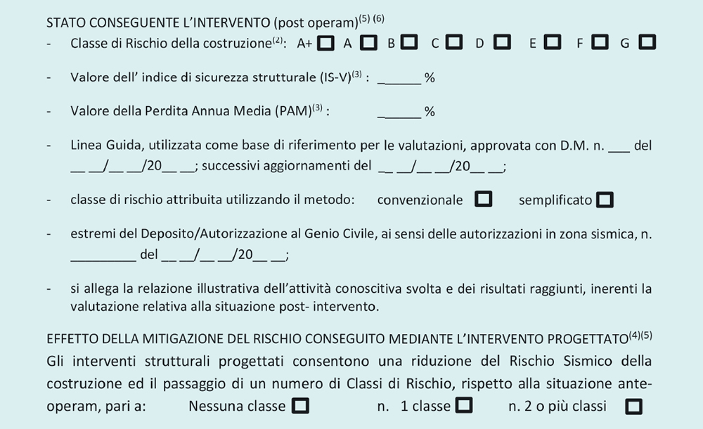 Asseverazione sismabonus