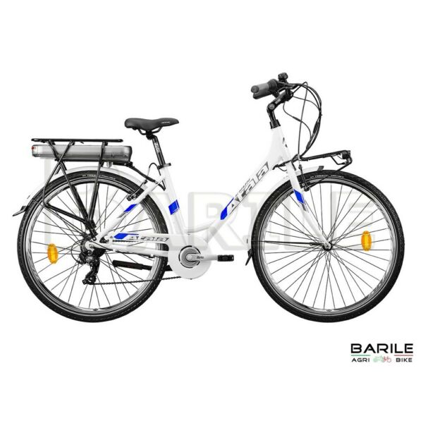 BICI ELETTRICA / ASSISTITA 26″ ATALA E-RUN 7.1 LADY 500 BIANCO / BLU 36V – 518WH