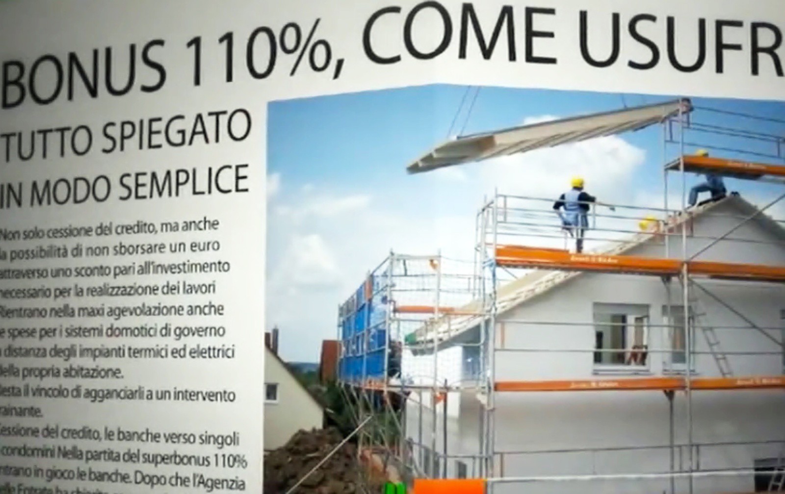 Bonus 110%, tutte le semplificazioni allo sconto nella trasmissione Tv BonusCasa