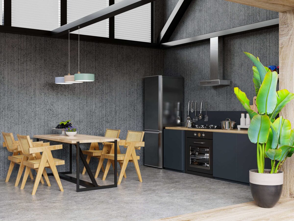 interior-of-spacious-kitchen-with-concrete-wall-3d-rendering-min (1)