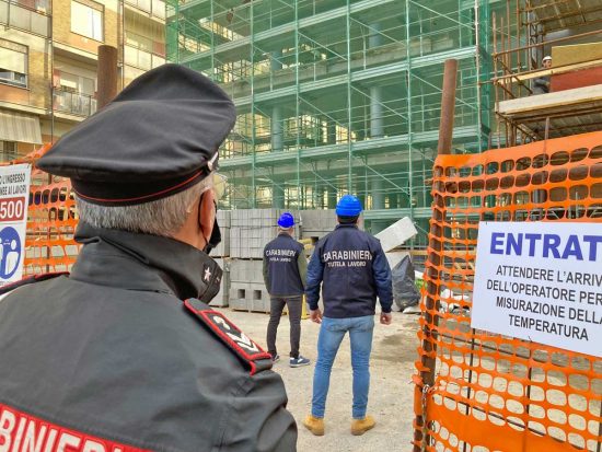 Carabinieri - Controlli nei cantieri edili