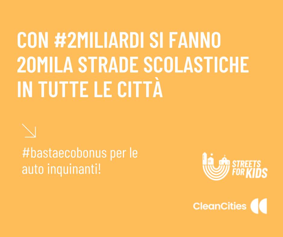 Clean Cities strade scolastiche