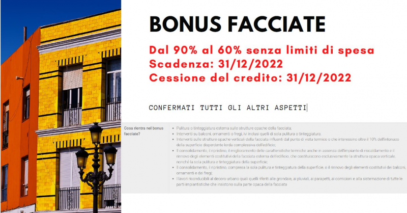 bonus facciate 2022 novità e regole