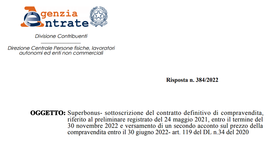 Superbonus 110%: il Fisco sull'acquisto delle case antisismiche - Lavori Pubblici