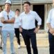 L'ex premier Giuseppe Conte in visita ai cantieri del Superbonus 110 a Preganzio - Oggi Treviso