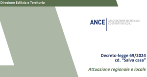 Testo Unico Edilizia e Salva Casa: l'attuazione regionale e locale