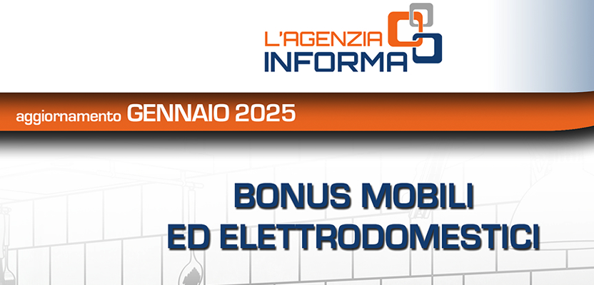 BONUS MOBILI ED ELETTRODOMESTICI 2025, LA GUIDA AGGIORNATA DELL'AGENZIA DELLE ENTRATE - Unione Artigiani