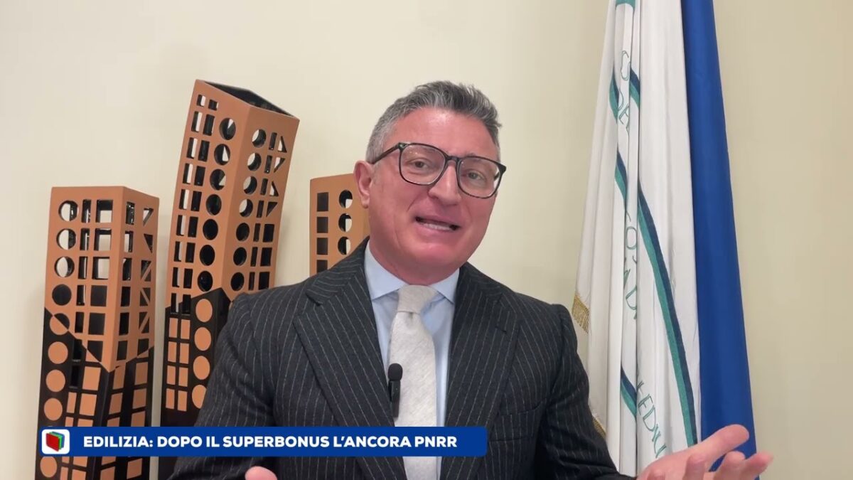 Edilizia, Sarno: “Dopo il superbonus, l’ancora Pnrr” - Irpinia TV