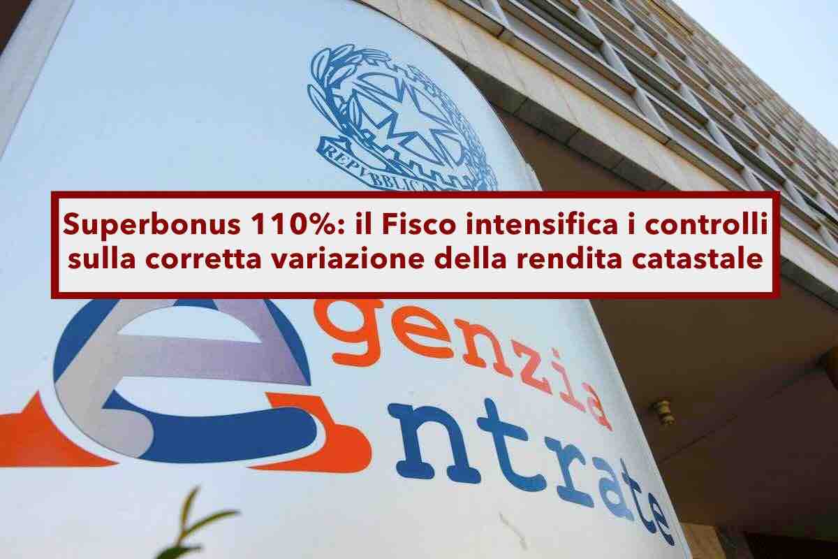 Superbonus 110%, il Fisco intensifica i controlli, obbligatoria la variazione della rendita catastale: ecco cosa rischi - Brocardi.it