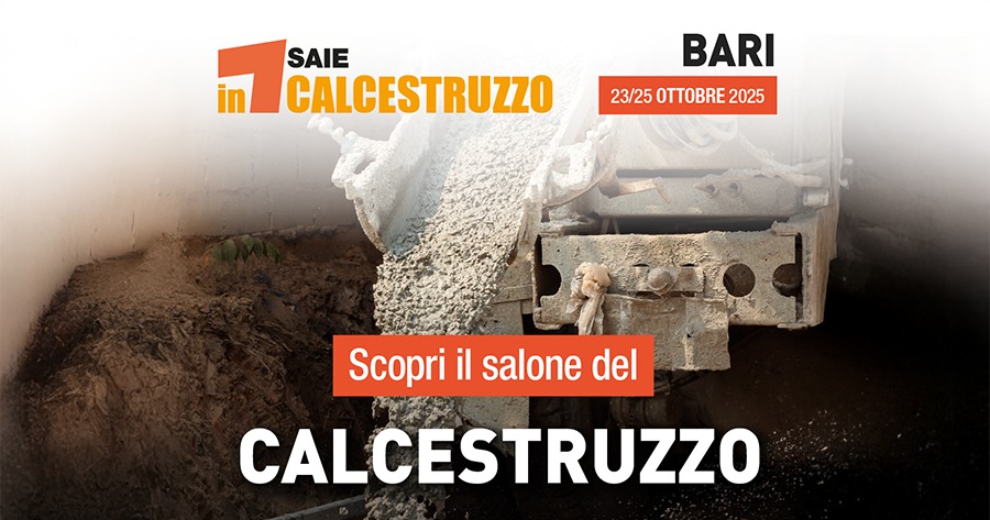 SAIE InCalcestruzzo 2025: il futuro del calcestruzzo protagonista a SAIE Bari